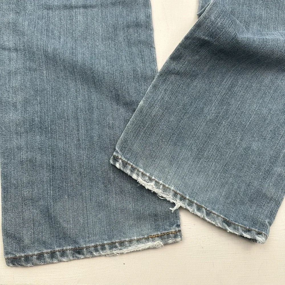 Levi’s 559 Relaxed Jeans Men Light 38x34 Blue Straight Distressed Denim Cotton